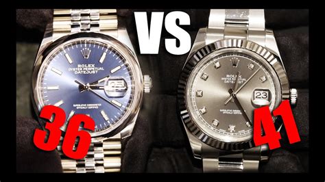 Rolex Datejust 36 mm vs 41 mm : Guid